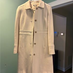 Elegant Cream Women's Coat
